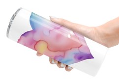 Watercolor Heart Vibrant Colors | Tumbler Sublimation Wrap Product Image 6