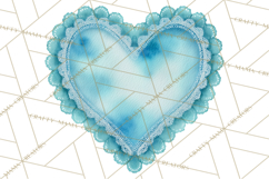 Watercolor Hearts PNG Clipart, Cute Valentine Clip Art Product Image 2