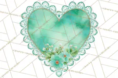 Watercolor Hearts PNG Clipart, Cute Valentine Clip Art Product Image 3