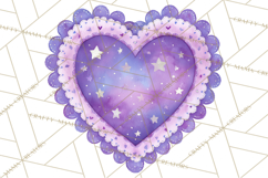 Watercolor Hearts PNG Clipart, Cute Valentine Clip Art Product Image 5