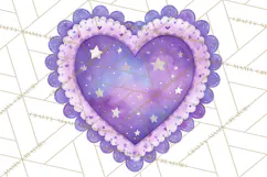 Watercolor Hearts PNG Clipart, Cute Valentine Clip Art Product Image 5