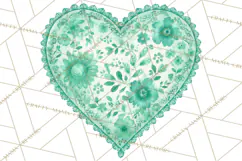 Watercolor Hearts PNG Clipart, Cute Valentine Clip Art Product Image 2