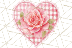 Watercolor Hearts PNG Clipart, Cute Valentine Clip Art Product Image 2