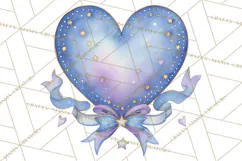 Watercolor Hearts PNG Clipart, Cute Valentine Clip Art Product Image 2