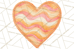 Watercolor Hearts PNG Clipart, Cute Valentine Clip Art Product Image 4