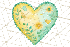 Watercolor Hearts PNG Clipart, Cute Valentine Clip Art Product Image 3