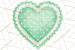 Watercolor Hearts PNG Clipart, Cute Valentine Clip Art Product Image 2
