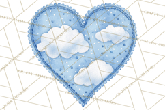 Watercolor Hearts PNG Clipart, Cute Valentine Clip Art Product Image 3
