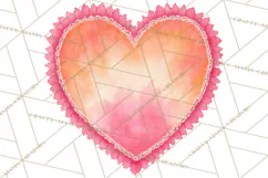 Watercolor Hearts PNG Clipart, Cute Valentine Clip Art Product Image 5