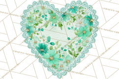 Watercolor Hearts PNG Clipart, Cute Valentine Clip Art Product Image 2