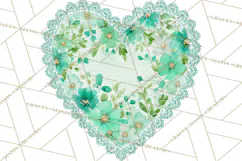 Watercolor Hearts PNG Clipart, Cute Valentine Clip Art Product Image 2