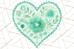 Watercolor Hearts PNG Clipart, Cute Valentine Clip Art Product Image 5