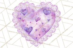 Watercolor Hearts PNG Clipart, Cute Valentine Clip Art Product Image 4