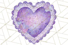 Watercolor Hearts PNG Clipart, Cute Valentine Clip Art Product Image 2
