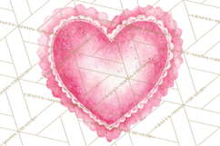 Watercolor Hearts PNG Clipart, Cute Valentine Clip Art Product Image 5