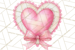 Watercolor Hearts PNG Clipart, Cute Valentine Clip Art Product Image 2