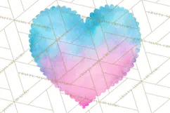 Watercolor Hearts PNG Clipart, Cute Valentine Clip Art Product Image 3