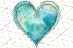 Watercolor Hearts PNG Clipart, Cute Valentine Clip Art Product Image 5