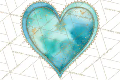 Watercolor Hearts PNG Clipart, Cute Valentine Clip Art Product Image 5