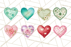 Watercolor Hearts PNG Clipart, Cute Valentine Clip Art Product Image 4