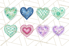 Watercolor Hearts PNG Clipart, Cute Valentine Clip Art Product Image 5