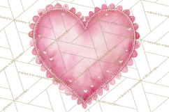 Watercolor Hearts PNG Clipart, Cute Valentine Clip Art Product Image 3