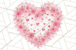 Watercolor Hearts PNG Clipart, Cute Valentine Clip Art Product Image 4