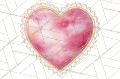 Watercolor Hearts PNG Clipart, Cute Valentine Clip Art Product Image 5