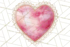 Watercolor Hearts PNG Clipart, Cute Valentine Clip Art Product Image 5