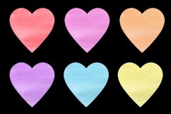 Watercolor hand painted Hearts ClipArt Product Image 2