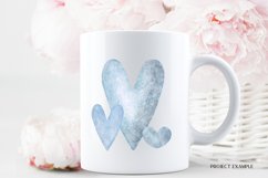 Watercolor Hearts  Valentines Day Clipart Heart Clipart