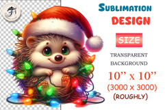 Cute cartoon hedgehog PNG for woodland and fall designs. Perfect for nursery art, stickers, cards, and scrapbooking.