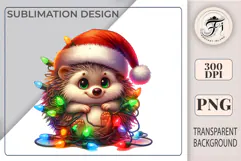 Cute cartoon hedgehog PNG for woodland and fall designs. Perfect for nursery art, stickers, cards, and scrapbooking.