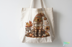 Watercolor Hello Fall Gnome Sublimation Product Image 5
