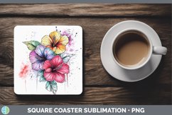 GorgeousWatercolor Square Coaster design.