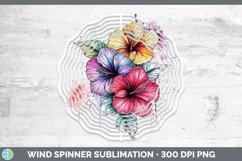 GorgeousWatercolor Wind Spinner design.