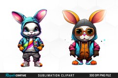 Hipster Animal,Funny Bunnies,Funny Animal,Bunny Png,Cool Bunny,Rabbit in Clothes,Rabbit in a Hat,Bunny Clipart,Bunny Sublimation,