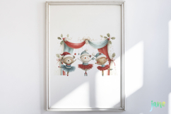 Watercolor Holiday Ballerina Clipart Bundle Product Image 5