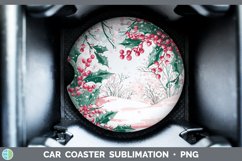 GorgeousWatercolor Car Coaster design.