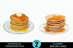 Watercolor Honey Treats Clipart Bundle Product Image 3