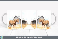 GorgeousWatercolor Mug Wrap design.