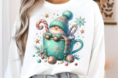Watercolor Hot Cocoa Gnomes Clipart Product Image 3