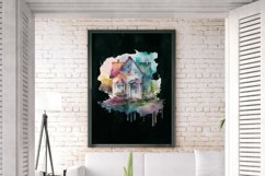 Watercolor Houses Clipart Bundle,Watercolor Colorful Houses Clipart Bundle,Houses Clipart,commercial use,watercolor clipart,clip art bundle,clip art png,png bundle,garden clipart,castle clipart,garden png,greek statues,fountain clipart,magical garden png,