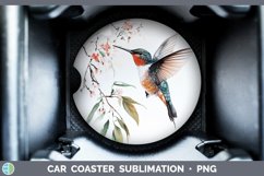 GorgeousWatercolor Car Coaster design.