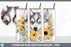 GorgeousWild Flowers Husky Tumbler design.