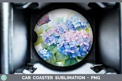 GorgeousWatercolor Car Coaster design.