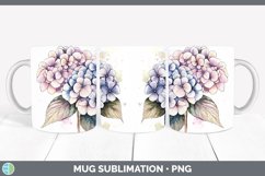 GorgeousWatercolor Mug Wrap design.