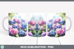 GorgeousWatercolor Mug Wrap design.