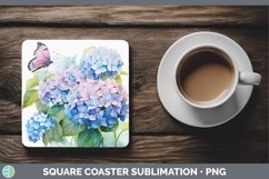 GorgeousWatercolor Square Coaster design.