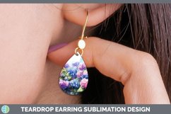 GorgeousWatercolor Teardrop Earrings design.